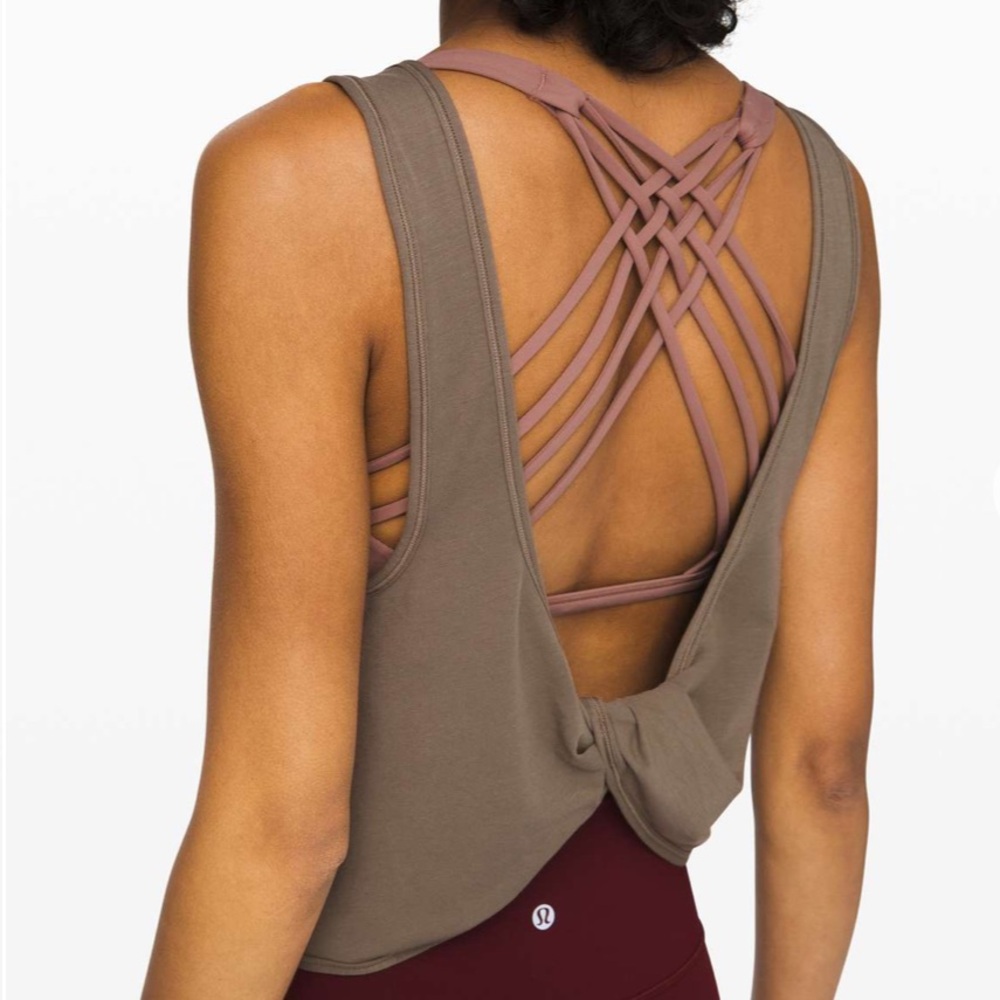 Lululemon Good Turn Tank, size 6 Highlander
